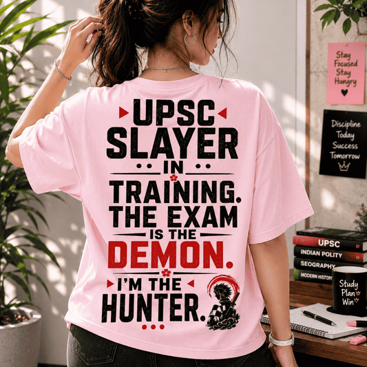 Demon Hunter Study Motivation Anime Inspired Graphic unisex Tee