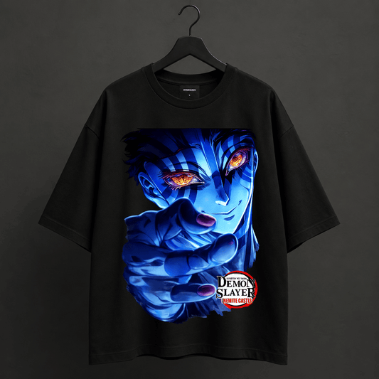 Akaza Demon Slayer Oversized Terry T-Shirt | Premium Unisex Anime Tee