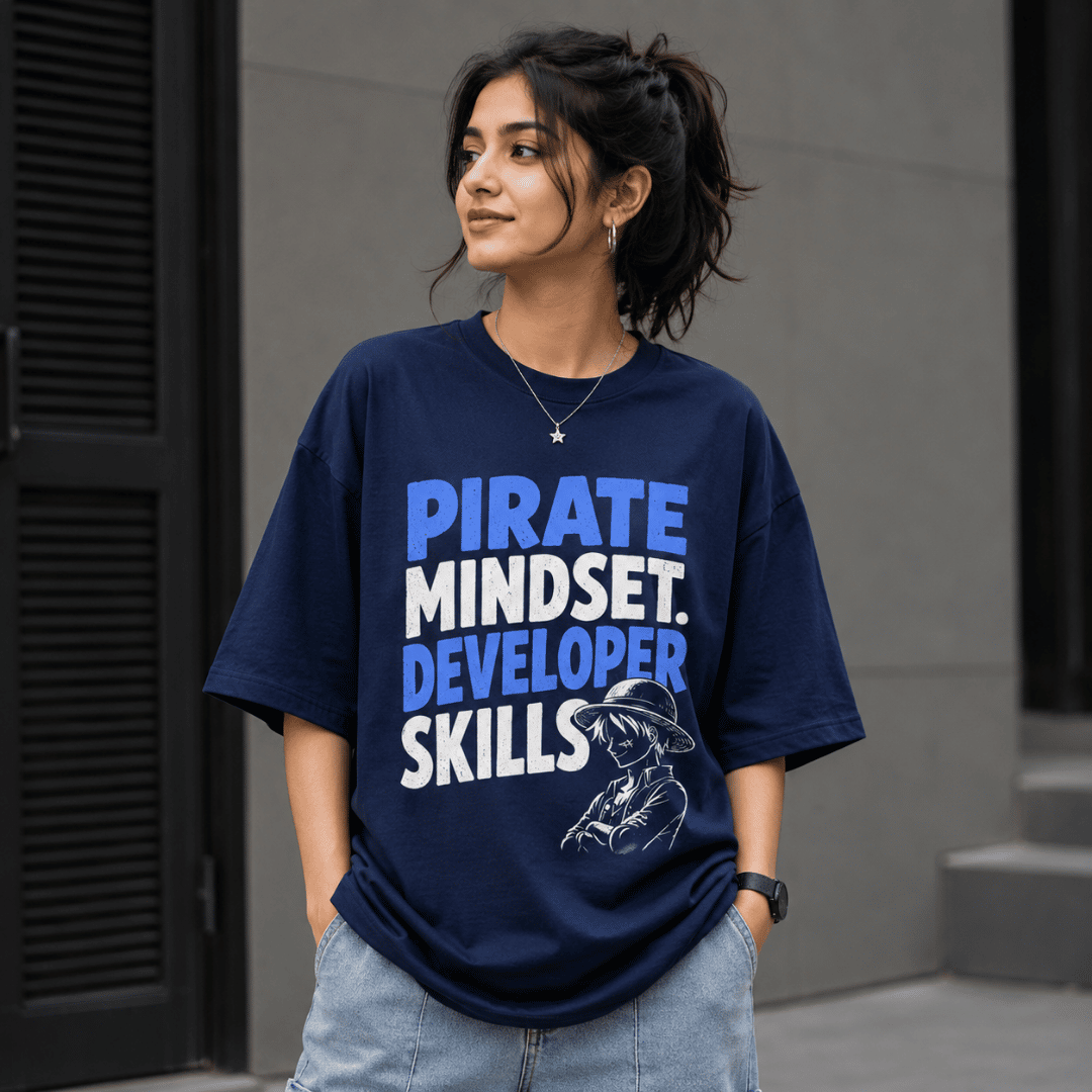 One Piece Inspired Programmer Oversized unisex Tee