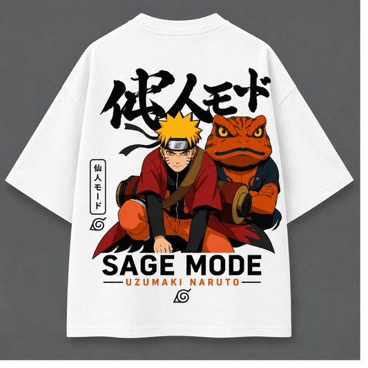 SAGE MODE Naruto Uzumaki Premium Oversized T-Shirt