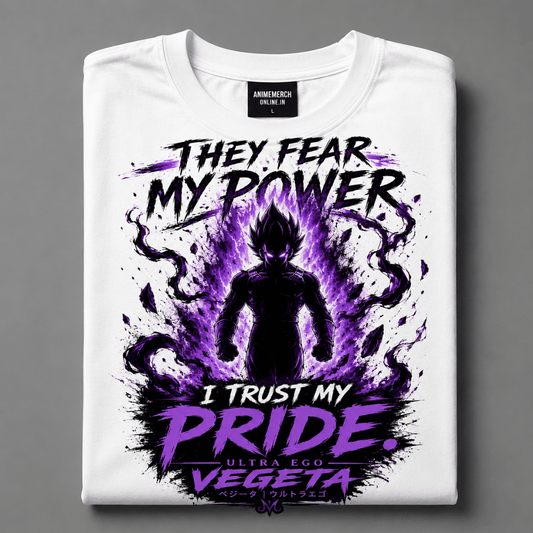 Dragon Ball Inspired Ultra Ego Vegeta Premium Oversized Tee