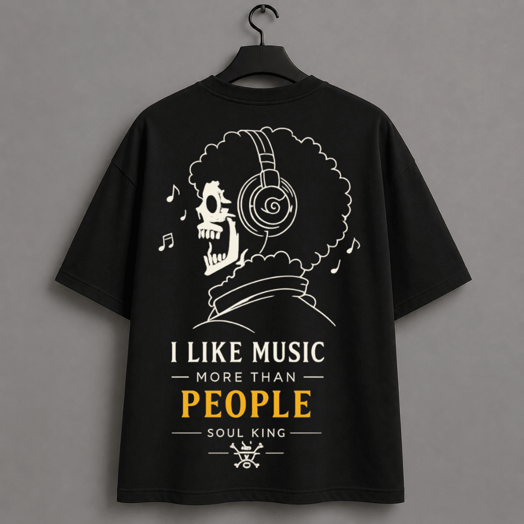 Brook Headphones Anime Unisex Streetwear T-Shirt