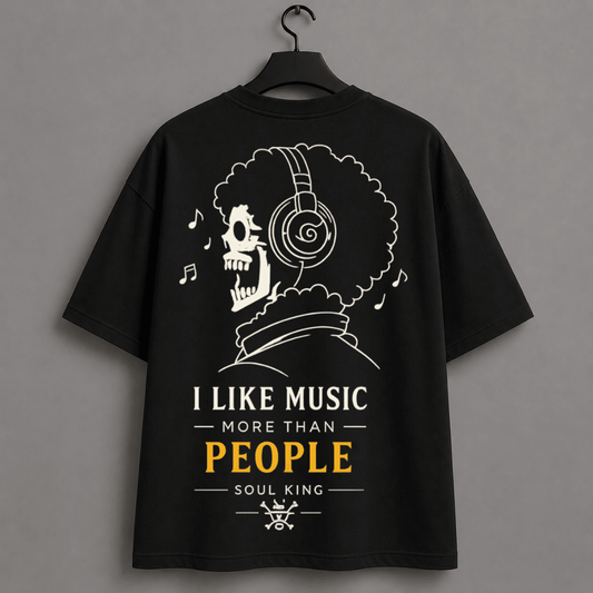 Brook Headphones Anime Unisex Streetwear T-Shirt