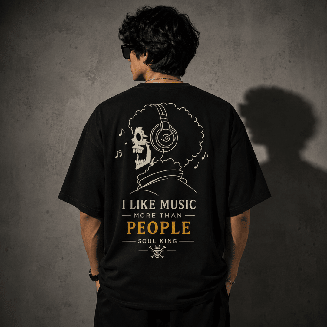 Brook Headphones Anime Unisex Streetwear T-Shirt
