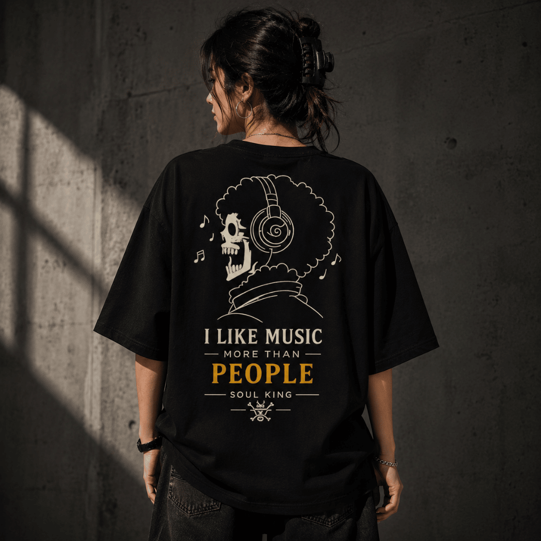 Brook Headphones Anime Unisex Streetwear T-Shirt